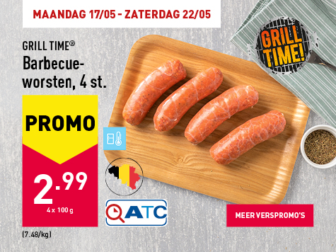 PROMO - Barbecue-worsten