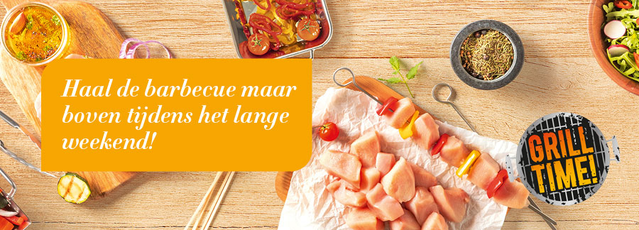 Haal de barbecue maar boven tijdens het lange weekend!