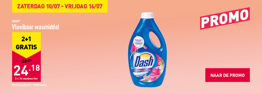Promo - DASH® Vloeibaar wasmiddel