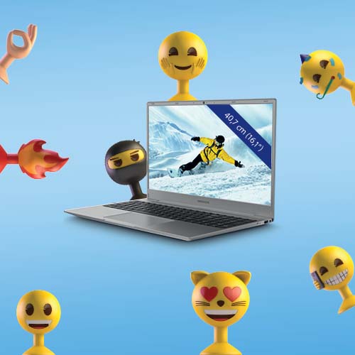 Koop 33 emoji®, mét gratis notebook